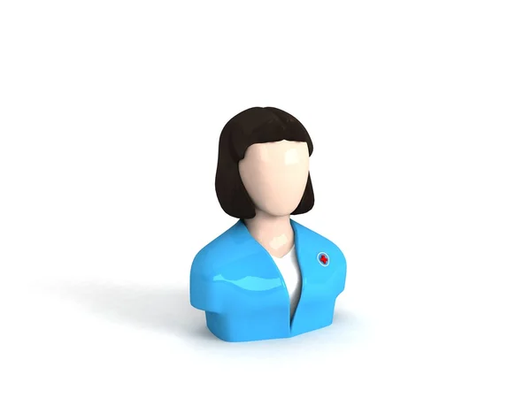 3d female character — Stock Photo, Image