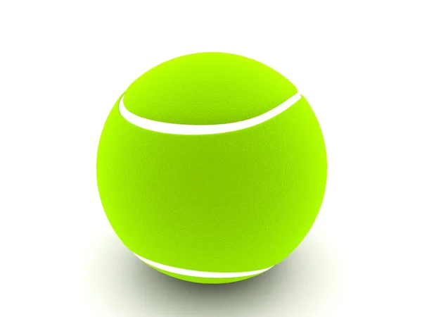 Three dimensional tennis ball — Stock Photo, Image