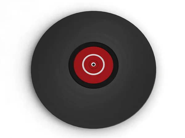 3 d の分離のビンテージ ビニール レコード — ストック写真