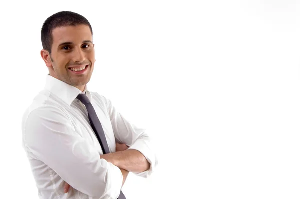 Portrait of handsome young businessman — Stock Photo, Image
