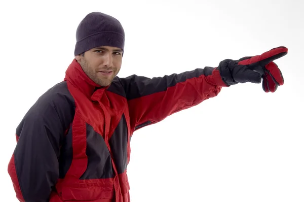 Casual man wearing winter clothes — Stock Photo, Image
