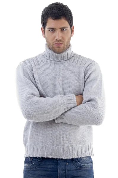 Handsome man with crossed arms — Stock Photo, Image