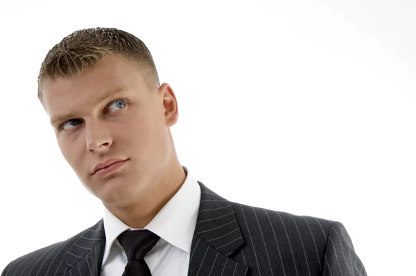 Close up of handsome businessman posing — Stock Photo, Image