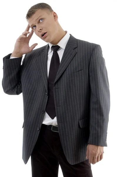 Portrait of manager in tension — Stock Photo, Image