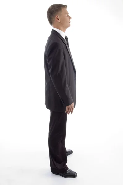 Side pose of handsome young executive — Stock Photo, Image
