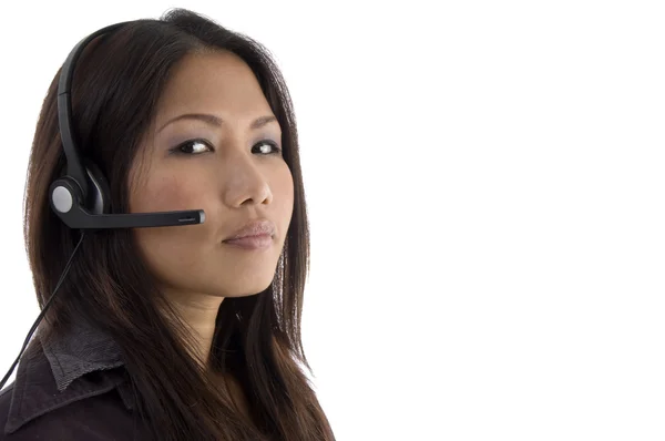 Portrait of customer support executive — Stock Photo, Image