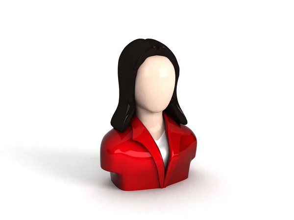 3d character of businesswoman — Stock Photo, Image