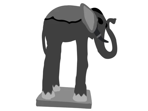Модель слона, декоративная — стоковое фото