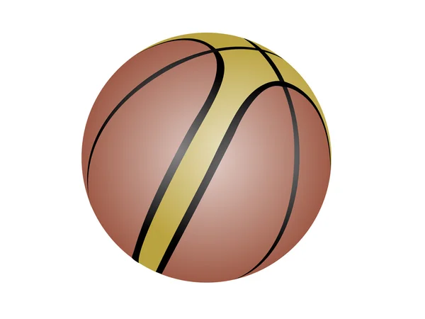 Abbildung des Basketballs — Stockfoto
