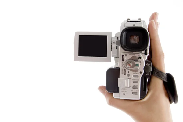 Nahaufnahme der handlichen Kamera — Stockfoto