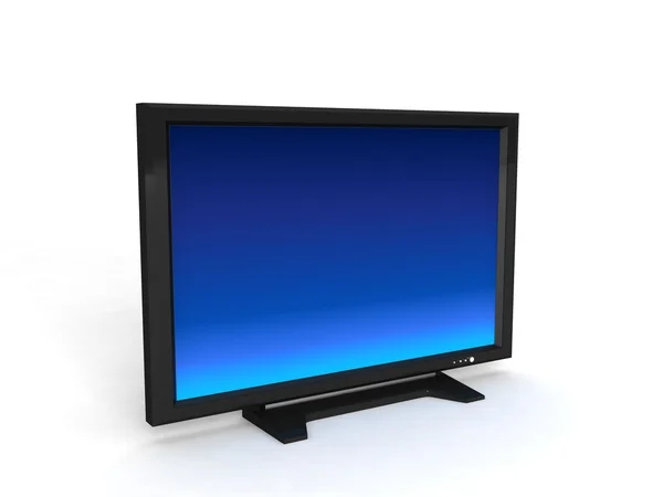 Televisione lcd tridimensionale — Foto Stock