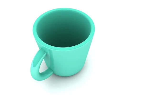 3D kubek kawy — Zdjęcie stockowe