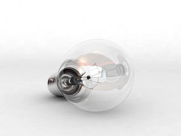 3d электрическая лампа — стоковое фото