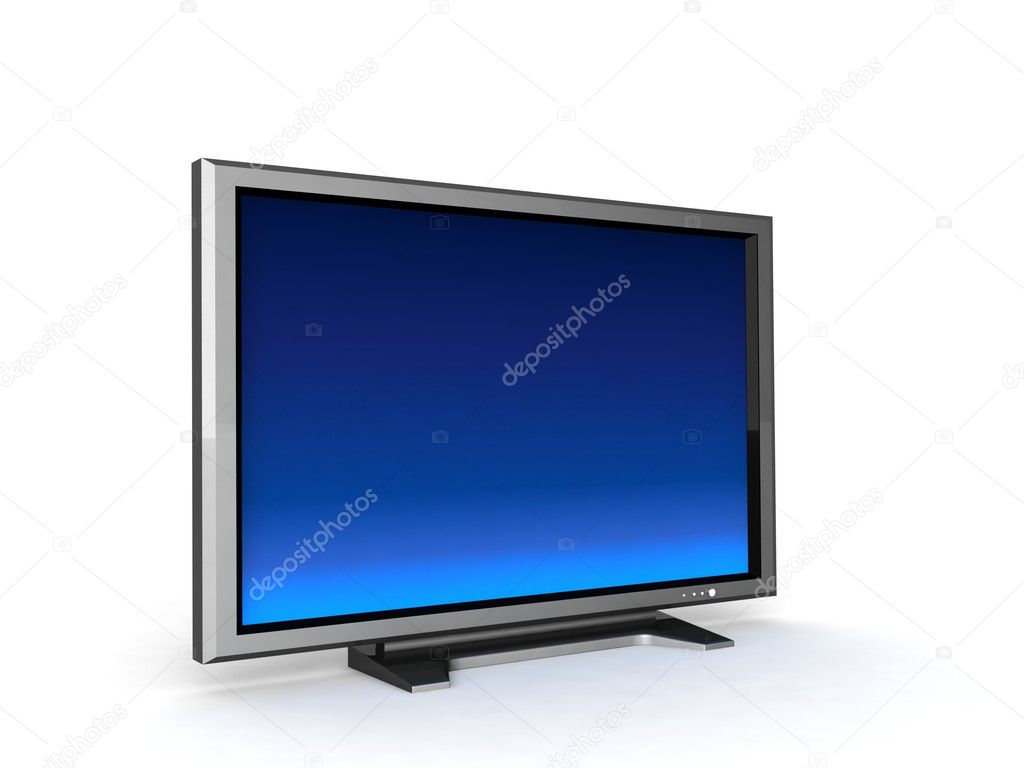 3d isolated lcd television