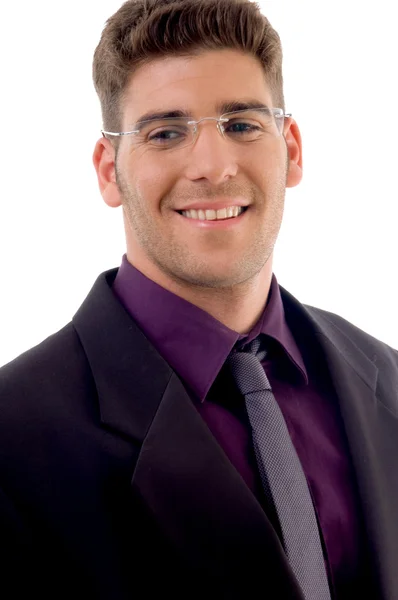 Close up of handsome young lawyer — Stock Photo, Image