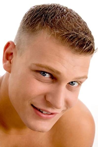 若い白人男性モデルのクローズ アップ — ストック写真
