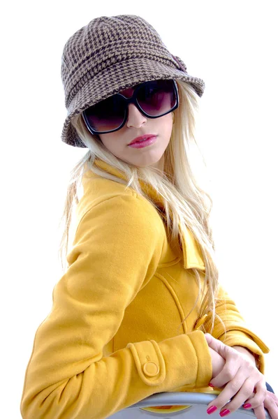 Glamorous woman wearing sunglasses — Stock Photo, Image