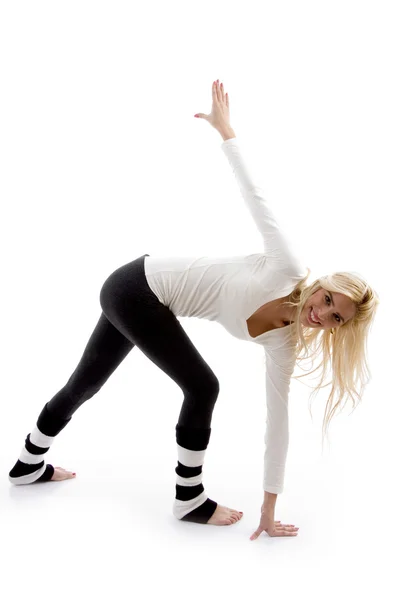 Exercício feminino jovem — Fotografia de Stock