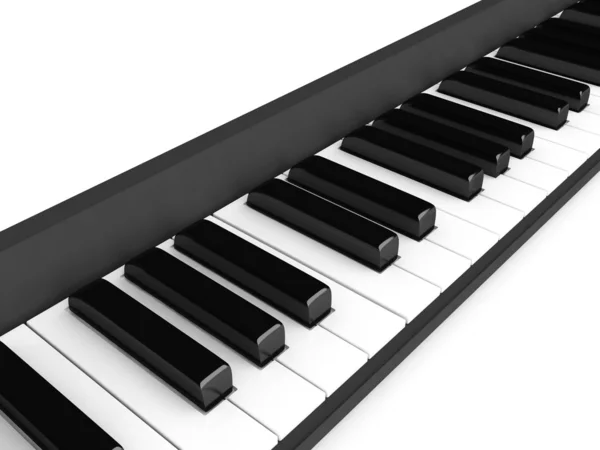 3 d のピアノのキー — ストック写真