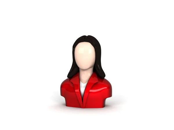 3D-karaktär av kvinnliga professional — Stockfoto