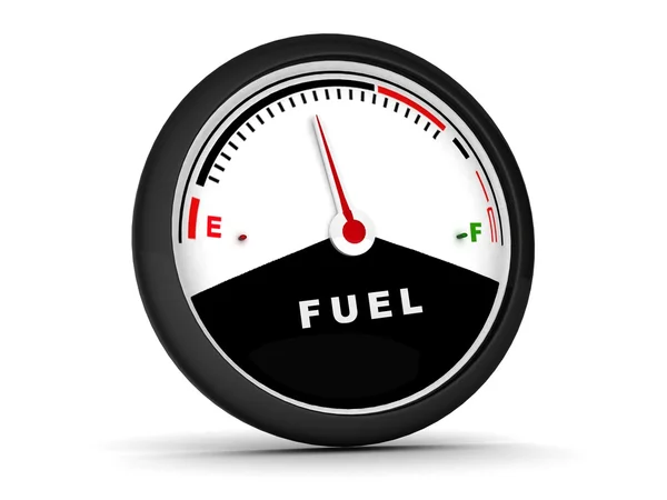 Indicatore di carburante circolare 3d — Foto Stock
