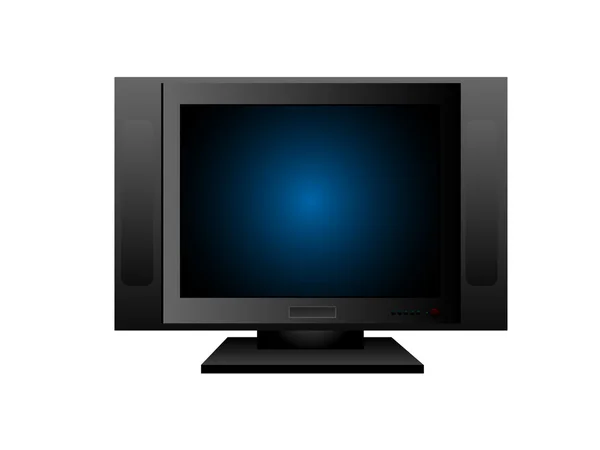 Телевізор з плоским екраном — стокове фото
