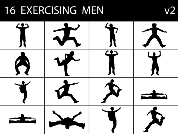 Exercício jovens do sexo masculino — Fotografia de Stock