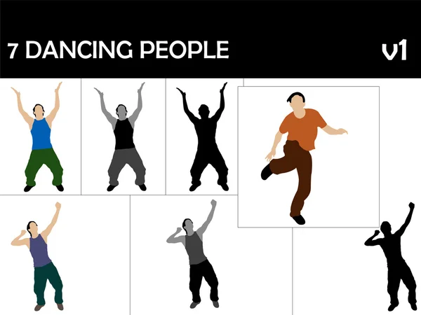 Nowoczesne stylowe tancerzy — Zdjęcie stockowe