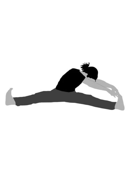 Person doing yoga — Stock Photo, Image