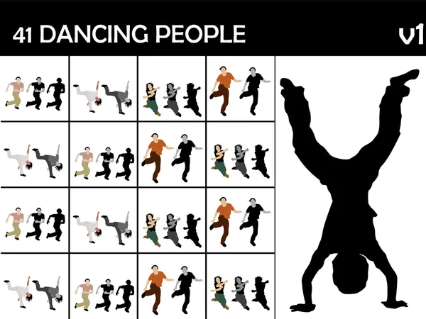 Intelligens stílusos táncosok — Stock Fotó