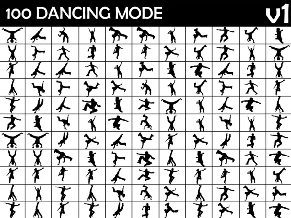 Moderna snygga dansare — Stockfoto