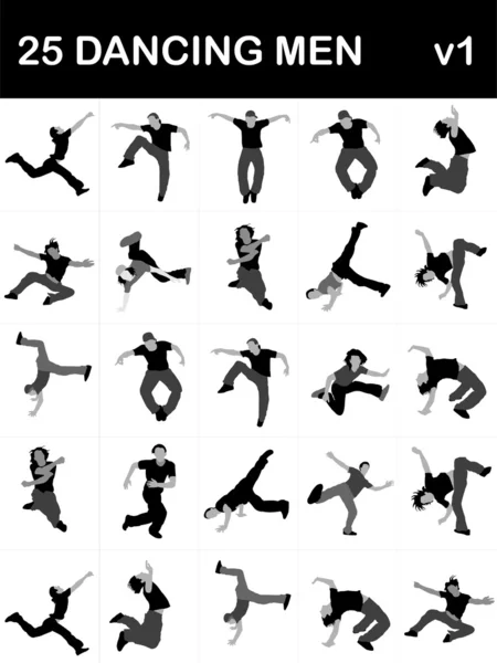 Hombres guays bailando —  Fotos de Stock