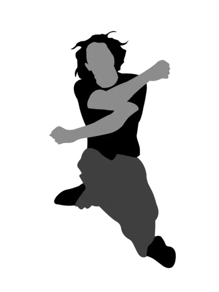 Illustration des stilvollen modernen Tanzes — Stockfoto