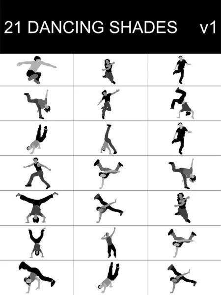 Bailarines modernos con estilo — Foto de Stock