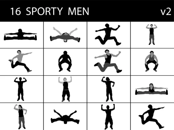 Giovani uomini sportivi in posa — Foto Stock