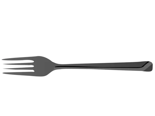 Metalliska gaffel — Stockfoto