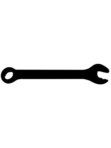 Γαλλικό κλειδί εργαλείο, εικονογράφηση — Φωτογραφία Αρχείου
