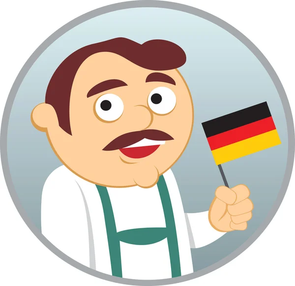 德国的人 — 图库矢量图片