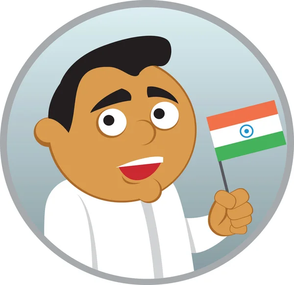 Homme de l'Inde — Image vectorielle