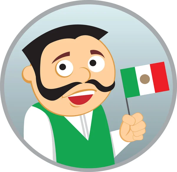 stock vector Man from Mexico