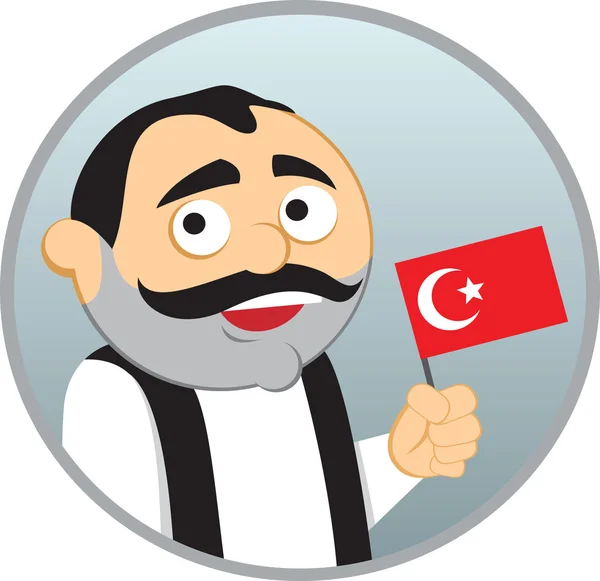 Man from Turkey — Stock Vector