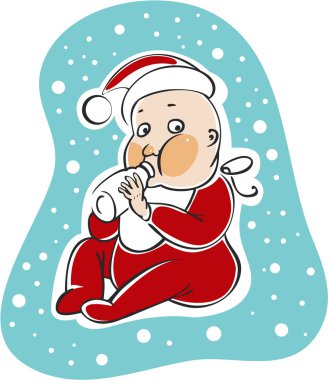 Santa baby clipart