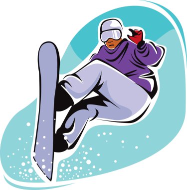 Snowboarder clipart