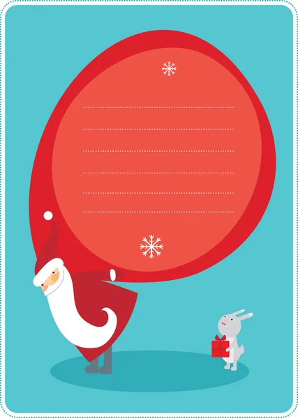 Natal cartão de saudação — Vetor de Stock