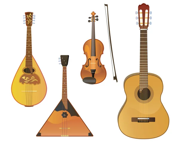 Instrumentos musicales — Archivo Imágenes Vectoriales