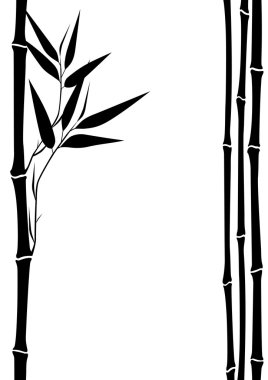 Bamboo frame clipart