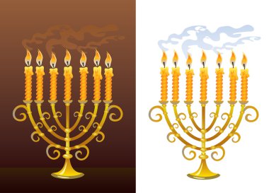 Menorah clipart