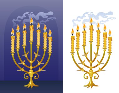 Menorah clipart