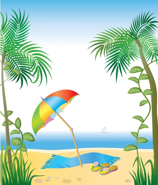 Tropic border Stock Vector Image by ©Ziablik #2574727