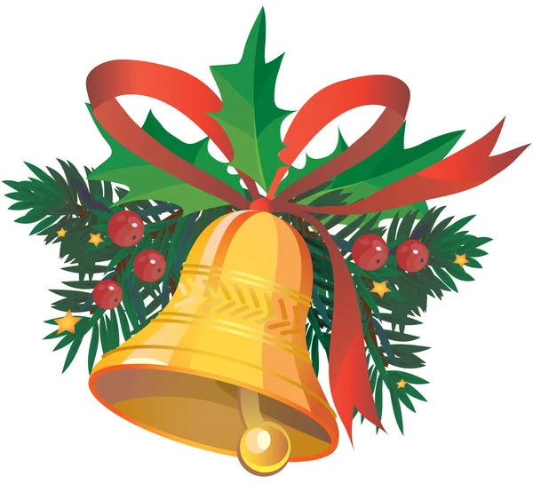 New year bell — Stock Vector